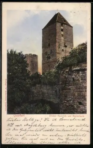 AK Querfurt, Dicker Heinrich und Marterturm