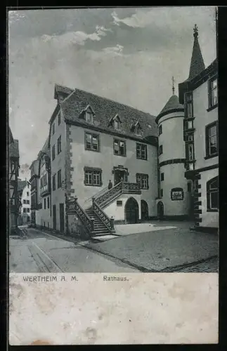 AK Wertheim a. M., Rathaus