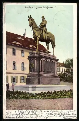 AK Erfurt, Denkmal Kaiser Wilhelms I