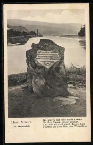 AK Hann. Münden, Der Weserstein