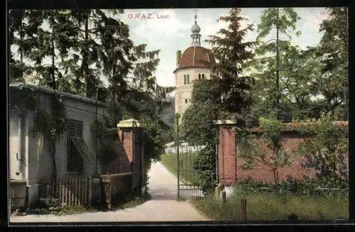 AK Graz, Blick zum Glockenturm Liesl