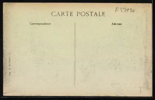 AK Hazebrouck, Rue Nationale, Strassenpartie