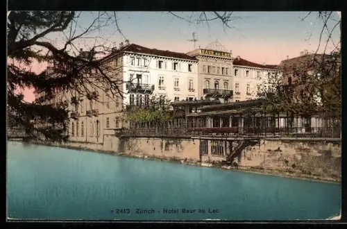AK Zürich, Hotel Baur au Lac