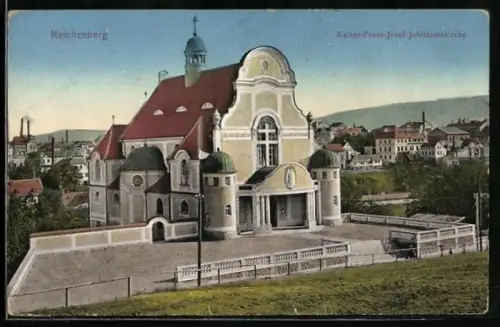 AK Reichenberg, Kaiser-Franz-Josef-Jubiläumskirche