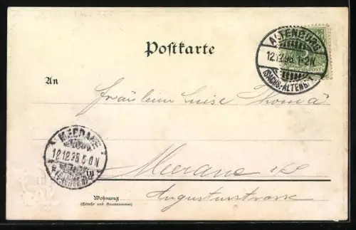 Lithographie Deutsche Märchen, Die Bremer Stadtmusikanten