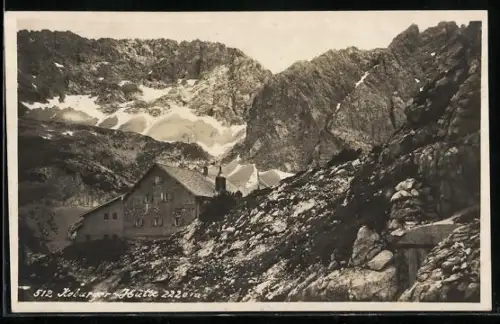 AK Coburger Hütte, Gebirgsidyll mit Mieminger Gruppe