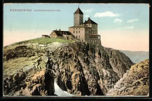 AK Schneegruben-Baude, Aussenansicht