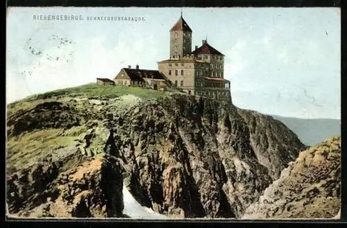 AK Schneegruben-Baude, Aussenansicht