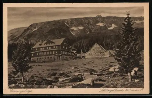 AK Riesengebirge, Schlingelbaude