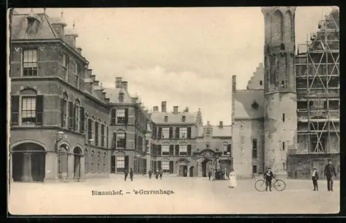 AK `s Gravenhage, Ortspartie mit Binnenhof