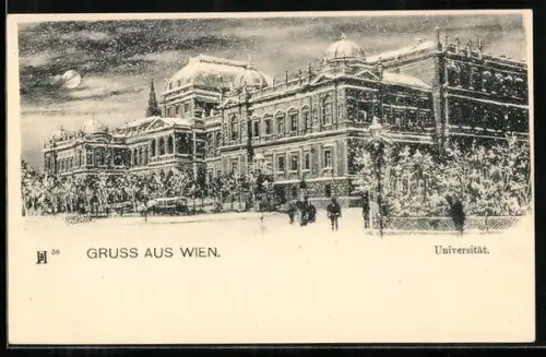 AK Wien I, Universität im Schnee