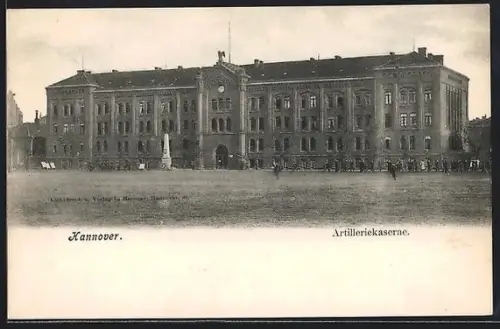 AK Hannover, Totalansicht der Artilleriekaserne