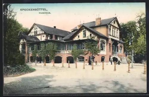 AK Speckenbüttel, Blick auf Parkhaus