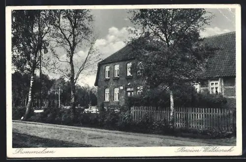 AK Bommelsen bei Fallingbostel, Pension Waldesruh A. Blajus