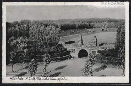 AK Gladbeck i. Westf., Vestische Kampfbahn im Stadion