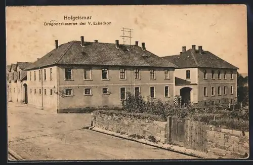 AK Hofgeismar, Dragonerkaserne der V. Eskadron