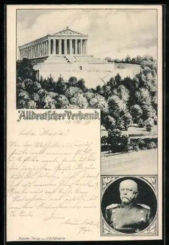 AK Alldeutscher Verband, Fürst von Bismarck, Walhalla