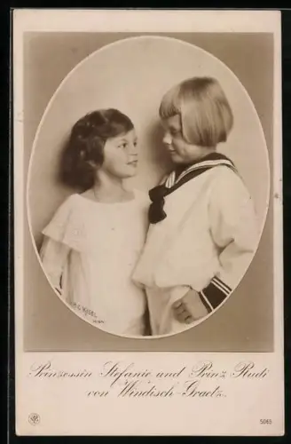 AK Prinzessin Stefanie & Prinz Rudi von Windisch-Graetz