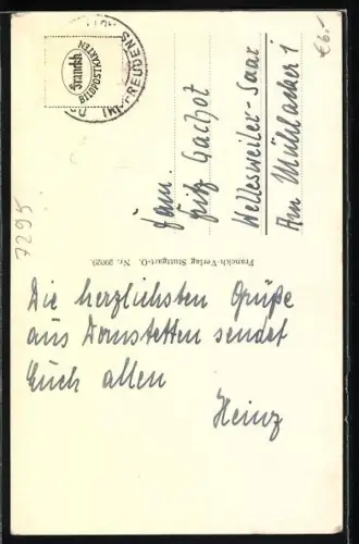 AK Dornstetten, Partie in der Badgasse