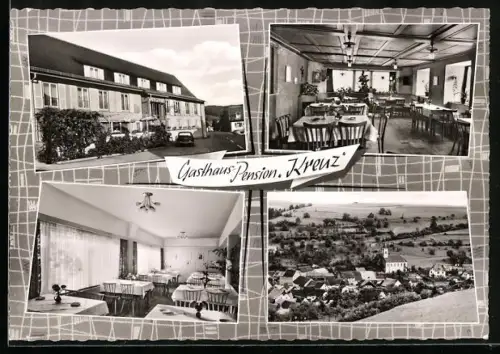 AK Weizen, Gasthaus-Pension Kreuz, Inh. Fam. Duttlinger, Innenansichten