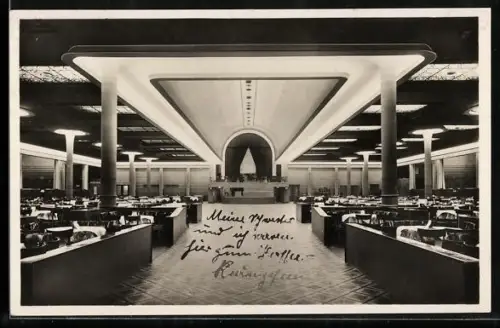 AK Berlin, Berliner Konzert-Haus Clou, Innenansicht, Mauerstrasse 82, Inh. Hoffmann & Retschlag