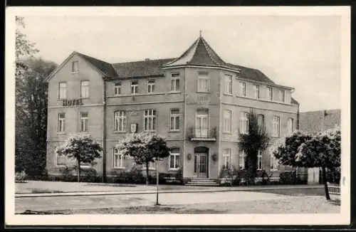 AK Rinteln a. d. W., Hotel Deutsches Haus