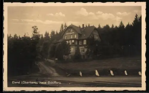 AK Elend /Oberharz, Haus Schiffers