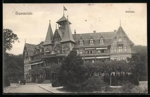 AK Gravenstein, Blick zum Kurhaus