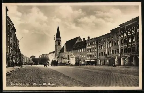 AK Mühldorf a. Inn, Oberer Stadtplatz