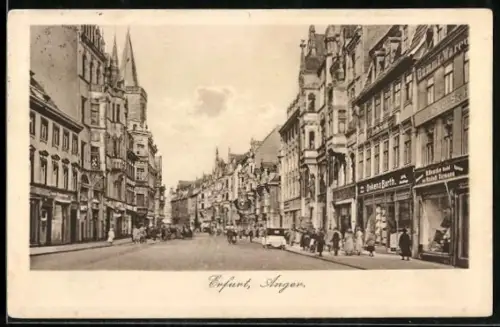 AK Erfurt, Strassenpartie Anger