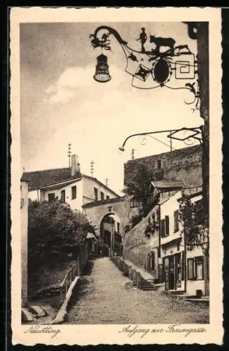 AK Neuötting, Aufgang zur Frauengasse