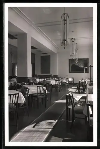 AK Passau, Hotel Passauer Wolf, Speisesaal