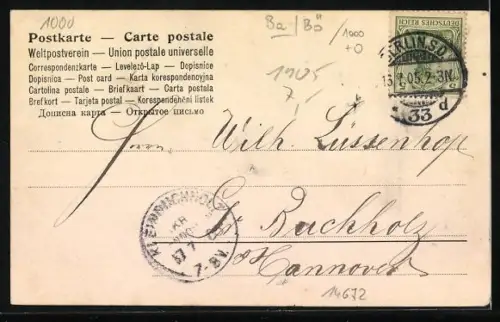 AK Berlin, Mühlendamm und städtische Sparkasse