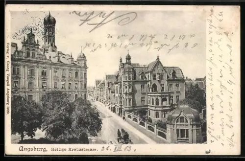 AK Augsburg, Heilige Kreuzstrasse
