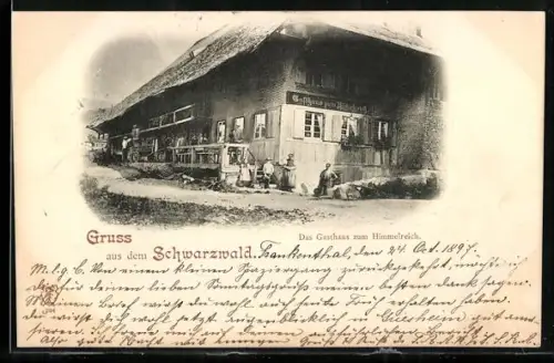 AK Höllental /Schwarzwald, Gasthaus zum Himmelreich