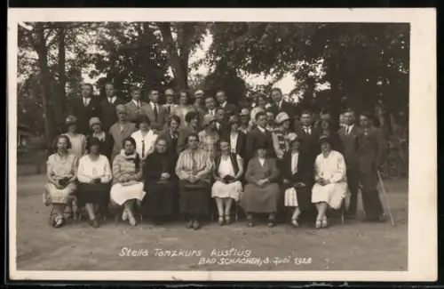 AK Bad Schachen, Stella Tanzkurs Ausflug 1928
