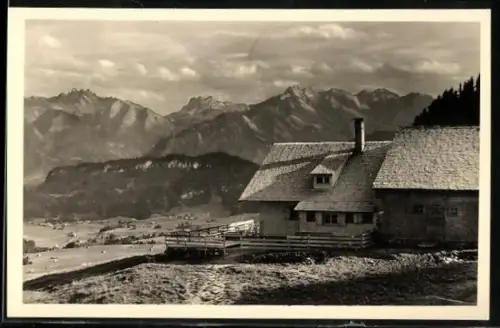 AK Sigiswang im Allgäu, Gasthaus Kahlrückenalpe Hans Fuchs