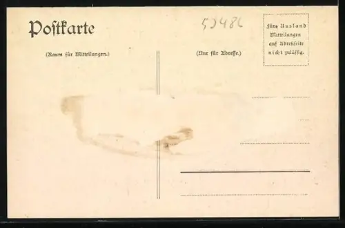 AK Neuhaus i. W., Ansicht der Schloss Kaserne