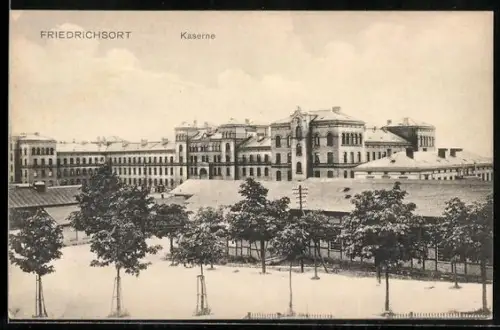 AK Friedrichsort, Kaserne im Winter