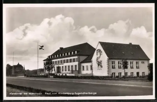 AK Hannover, Paul von Hindenburg-Jugendherberge am Maschsee