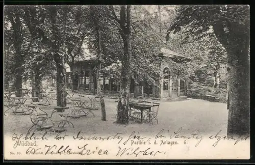 AK Bad Wildbad, Parthie in den Anlagen 6
