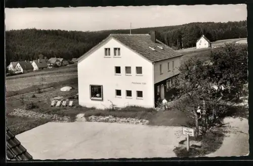 AK Lützenhardt /Schwarzwald, Hotel-Café Panorama, Inh. Linus Wild, Landschaft