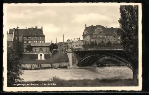 AK Augsburg-Lechhausen, Lechbrücke