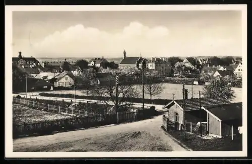 AK Augsburg /Hochzoll, Ansicht vom Bahnhof