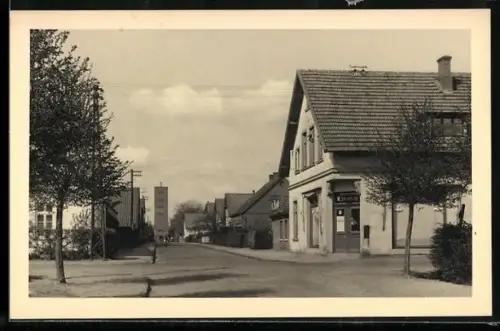 AK Westerstede i. O., Strassenpartie mit Gasthaus