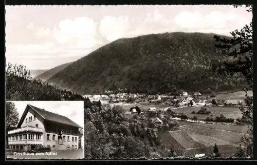 AK Immeneich, Gasthaus zum Adler, Besitzer Gesch. Zipfler, Gesamtansicht