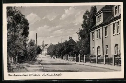 AK Schildau, Bahnhofstrasse