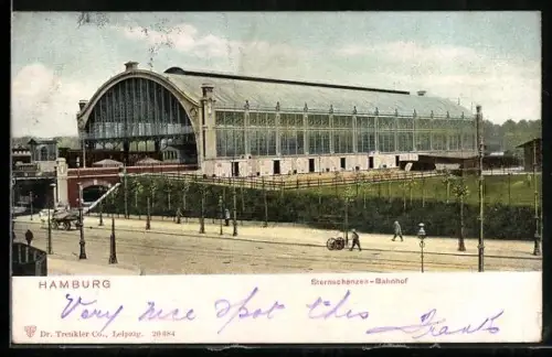 AK Hamburg-St.Pauli, Sternschanzen-Bahnhof