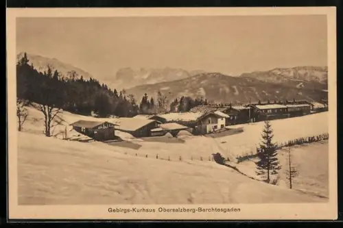 AK Berchtesgaden /Obersalzberg, Gebirgs-Kurhaus