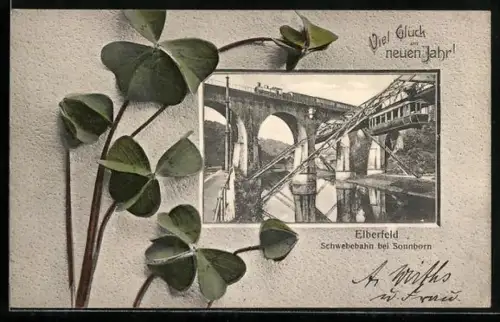 AK Elberfeld, Schwebebahn bei Sonnborn